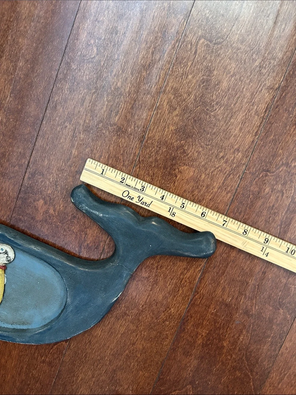 Vintage Folkart Wall Hanging, Jonah and the Whale, Artist Signed